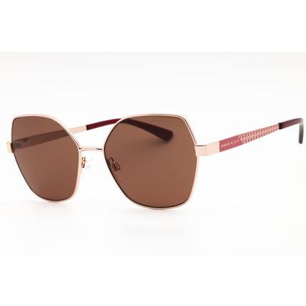 Anne Klein Women's Sunglasses - Rose Gold Metal Geometric Full Rim Frame | AK7092 770 ,