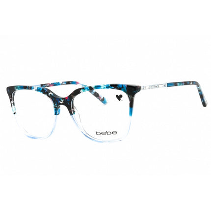 Bebe Women's Eyeglasses - Blue Gradient Acetate Square Full Rim Frame | BB5191 460 ,