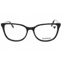 Bebe Women's Eyeglasses - Blue Animal Acetate Cat Eye Full Rim Frame | BB5201 400 ,