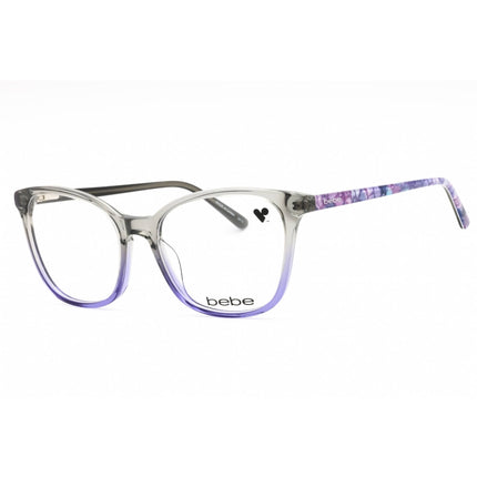 Bebe Women's Eyeglasses - Grey Gradient Acetate Cat Eye Full Rim Frame | BB5206 050 ,