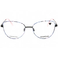 Bebe Women's Eyeglasses - Jet Floral Metal Cat Eye Shape Full Rim Frame | BB5207 001 ,