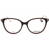 Bebe Women's Eyeglasses - Mink Cat Eye Full Rim Frame Clear Demo Lens | BB5215 232 ,