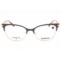 Bebe Women's Eyeglasses - Grey Metal Cat Eye Shape Full Rim 52mm Frame | BB5224 020 ,