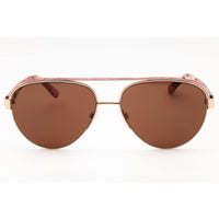 Bebe Women's Sunglasses - Rose Gold Metal Aviator Shape Full Rim Frame | BB7252 770 ,