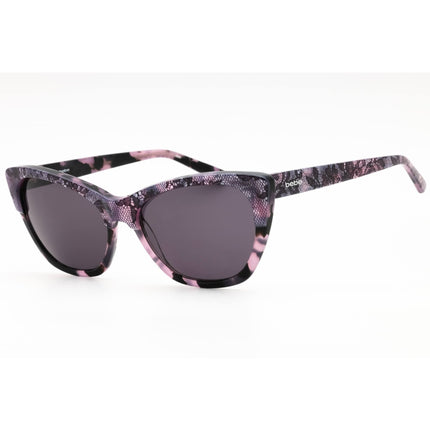 Bebe Women's Sunglasses - Plum Lace Acetate Cat Eye Shape Full Rim Frame | BB7254 510 ,