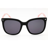 Bebe Women's Sunglasses - Jet Acetate Square Full Rim Frame Grey Lens | BB7255 001 ,