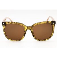 Bebe Women's Sunglasses - Topaz Acetate Square Full Rim Frame Brown Lens | BB7255 200 ,