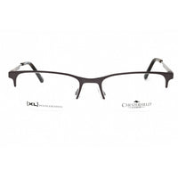 Chesterfield Men's Eyeglasses - Matte Grey Metal Half Rim Frame | CH 108XL 0FRE 00 ,