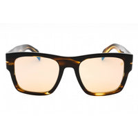 David Beckham Men's Sunglasses - Striped Brown Square Frame | DB 7000/S BOLD 0KVI Z0 ,