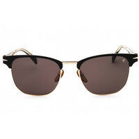 David Beckham Men's Sunglasses - Matte Black Gold Full Rim Frame | DB 7057/F/S 0I46 IR ,