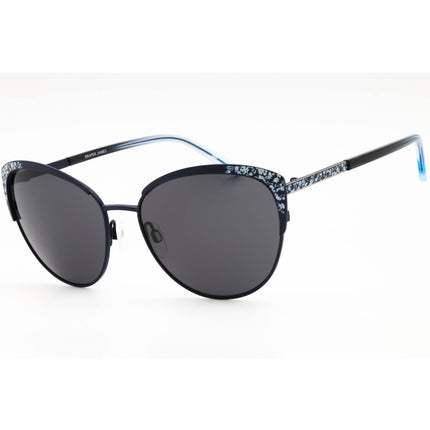Draper James Women's Sunglasses - Indigo Floral Metal Cat Eye Full Rim | DJ7055 414 ,