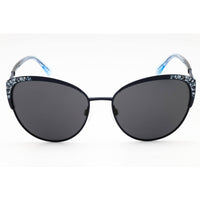 Draper James Women's Sunglasses - Indigo Floral Metal Cat Eye Full Rim | DJ7055 414 ,