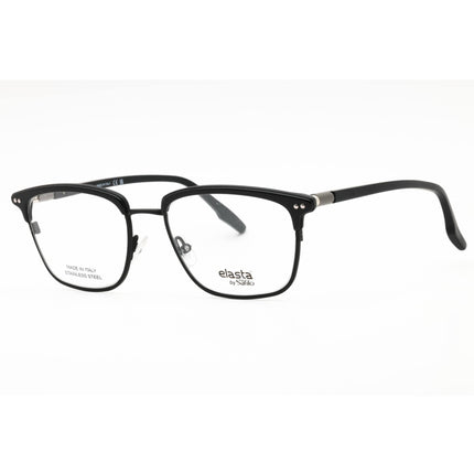 Elasta Men's Eyeglasses - Matte Black Metal Rectangular Shape Frame | E 8008 0003 00 ,