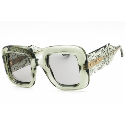 Etro Women's Sunglasses - Green Plastic Oversized Full Rim Frame | ETRO 0015/S 01ED IR ,