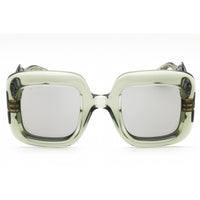 Etro Women's Sunglasses - Green Plastic Oversized Full Rim Frame | ETRO 0015/S 01ED IR ,