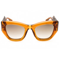 Etro Women's Sunglasses - Amber Gold Plastic Cat Eye Full Rim | ETRO 0017/S 0ETV HA ,