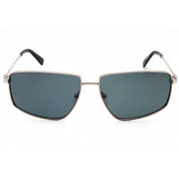 Guess Men's Sunglasses - Shiny Gunmetal Metal Rectangular Full Rim Frame | GU00088 08D ,