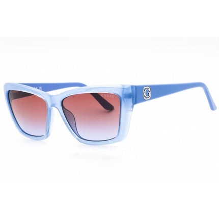 Guess Women's Sunglasses - Shiny Violet Cat Eye Shape Full Rim Frame | GU00098 81Z ,