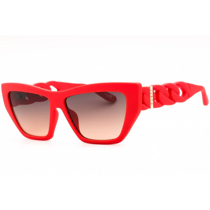 Guess Women's Sunglasses - Matte Pink Cat Eye Full Rim Frame Smoke Lens | GU00111 73B ,