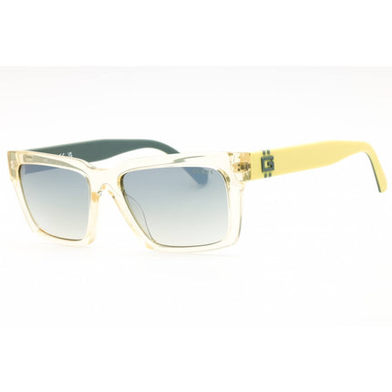 Guess Men's Sunglasses - Shiny Yellow Rectangular Shape Full Rim Frame | GU00121 39C ,