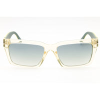 Guess Men's Sunglasses - Shiny Yellow Rectangular Shape Full Rim Frame | GU00121 39C ,