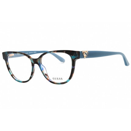 Guess Women's Eyeglasses - Blue/Other Acetate Cat Eye Full Rim Frame | GU2855-S 092 ,