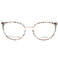 Guess Women's Eyeglasses - Pink Gold Metal Cat Eye Shape Full Rim Frame | GU2913 033 ,