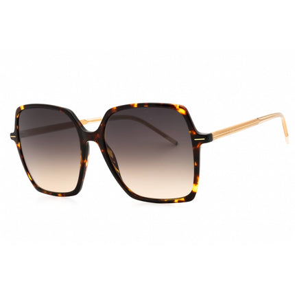 Hugo Boss Women's Sunglasses - Havana Yellow Plastic Full Rim | BOSS 1524/S 0HJV PR ,