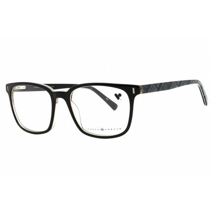 Joseph Abboud Men's Eyeglasses - Black Acetate Square Full Rim Frame | JA4102 001 ,
