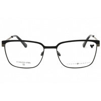 Joseph Abboud Men's Eyeglasses - Black Metal Square Shape Full Rim Frame | JA4111 001 ,