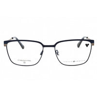 Joseph Abboud Men's Eyeglasses - Navy Metal Square Shape Full Rim Frame | JA4111 414 ,