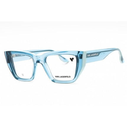 Karl Lagerfeld Women's Eyeglasses - Azure Rectangular Full Rim Frame | KL6153 450 ,
