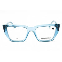 Karl Lagerfeld Women's Eyeglasses - Azure Rectangular Full Rim Frame | KL6153 450 ,