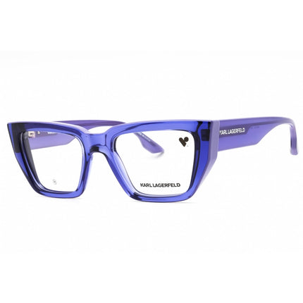 Karl Lagerfeld Women's Eyeglasses - Violet Rectangular Full Rim Frame | KL6153 541 ,