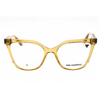 Karl Lagerfeld Women's Eyeglasses - Khaki Cat Eye Shape Full Rim Frame | KL6155 275 ,