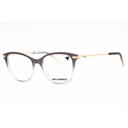 Karl Lagerfeld Women's Eyeglasses - Onyx Acetate Cat Eye Full Rim Frame | KL991 002 ,