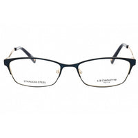 Liz Claiborne Women's Eyeglasses - Semi Matte Navy Metal Cat Eye Frame | L 461 0E8W 00 ,