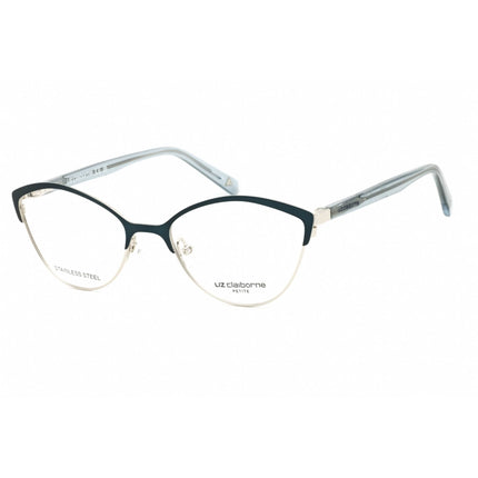 Liz Claiborne Women's Eyeglasses - Blue Metal Cat Eye Full Rim Frame | L469 PJP 00 ,