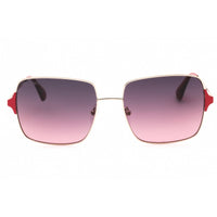 Max & Co. Women's Sunglasses - Shiny Rose Gold Metal Square Shape Frame | MO0072 28B ,