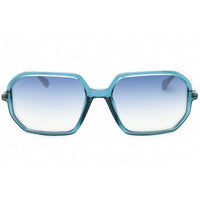 Max & Co. Women's Sunglasses - Shiny Turquoise Square Full Rim Frame | MO0087 87W ,