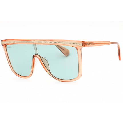 Max & Co. Women's Sunglasses - Shiny Light Brown Shield Full Rim Frame | MO0099 45N ,