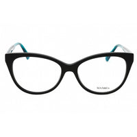 Max & Co. Women's Eyeglasses - Shiny Black Acetate Cat Eye Full Rim Frame | MO5003 001 ,