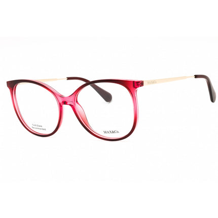 Max & Co. Women's Eyeglasses - Bordeaux/Other Cat Eye Full Rim Frame | MO5008 071 ,