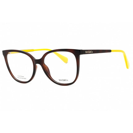 Max & Co. Women's Eyeglasses - Dark Havana Square Shape Full Rim Frame | MO5022 052 ,