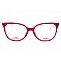 Max & Co. Women's Eyeglasses - Shiny Bordeaux Square Shape Full Rim Frame | MO5022 069 ,