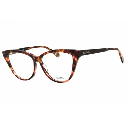 Max & Co. Women's Eyeglasses - Coloured Havana Acetate Cat Eye Frame | MO5030 055 ,