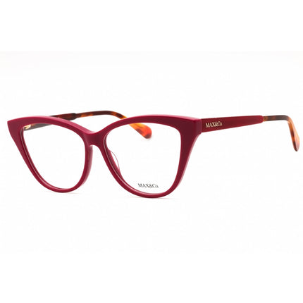 Max & Co. Women's Eyeglasses - Red/Other Acetate Cat Eye Full Rim Frame | MO5030 068 ,