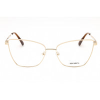 Max & Co. Women's Eyeglasses - Pale Gold Metal Cat Eye Full Rim Frame | MO5035 032 ,