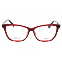 Max & Co. Women's Eyeglasses - Shiny Red Cat Eye Shape Full Rim Frame | MO5038 066 ,