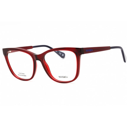 Max & Co. Women's Eyeglasses - Shiny Red Square Shape Full Rim Frame | MO5040 066 ,